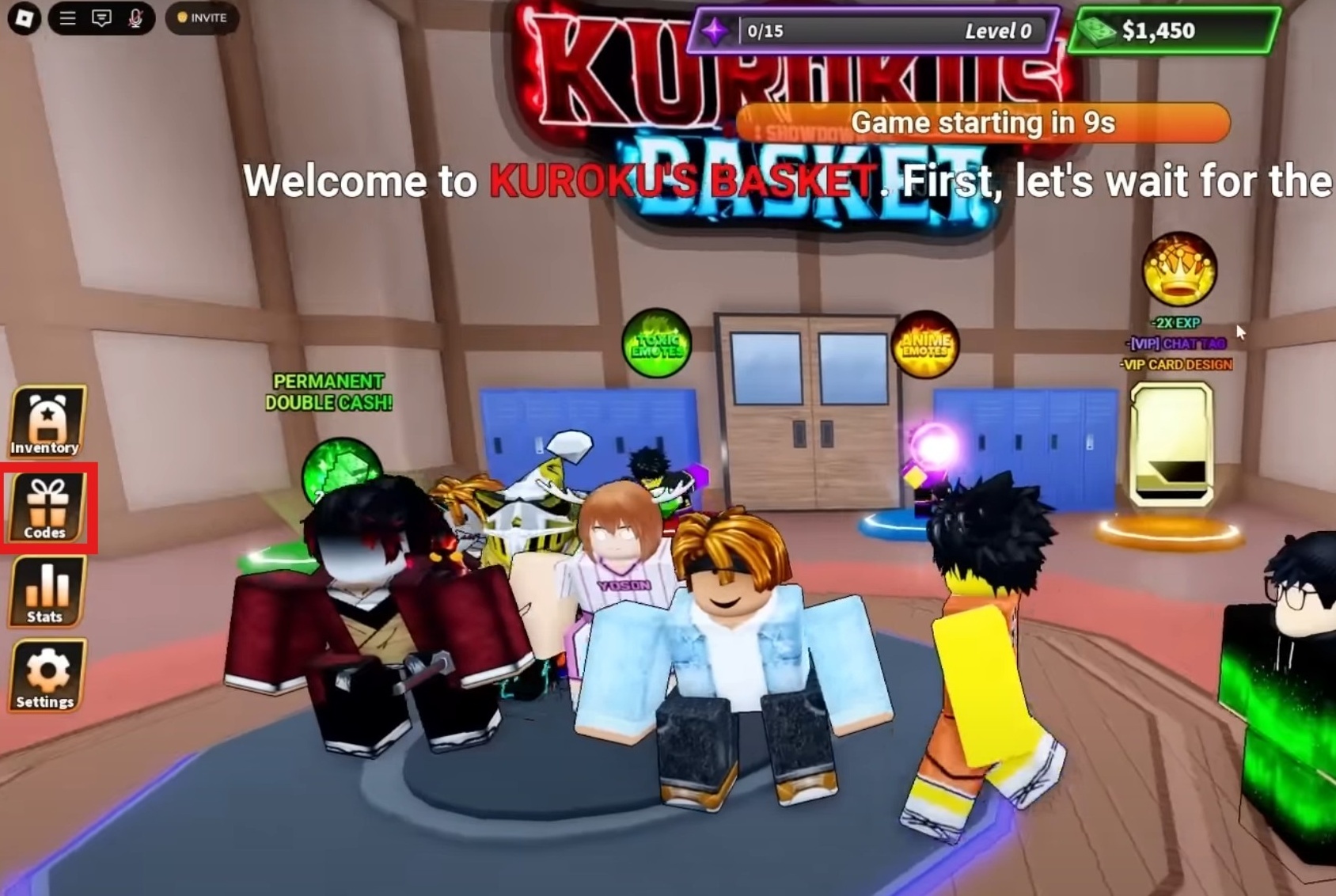 Code Redemption Kurokus Showdown Basket