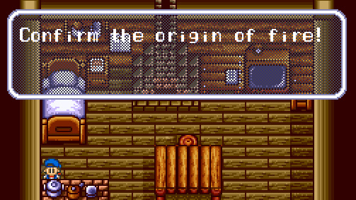 Confirm the origin of fire