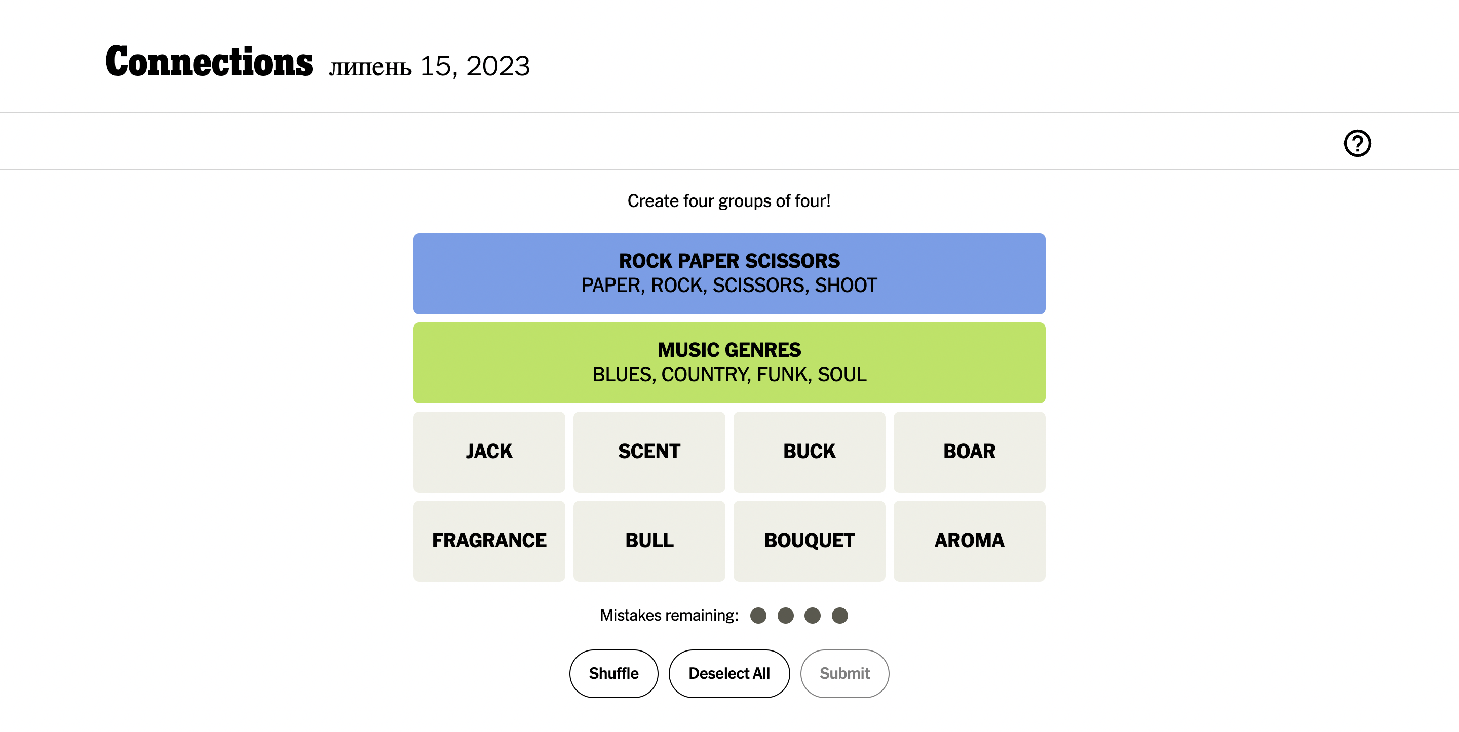 Today's NYT Connections Answers Nov 22, #164 Daily Updates, 43% OFF