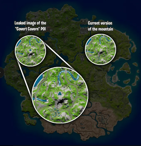 Covert Canyon POI Fortnite