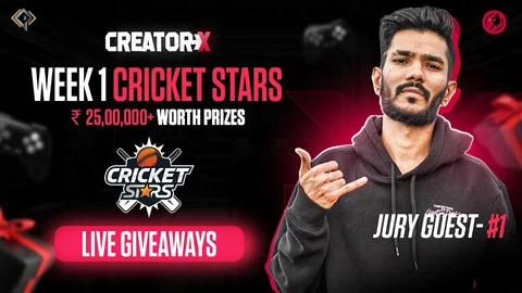 Creator X Indias Largest Gaming Creator Hunt Cricket Stars ft hastar