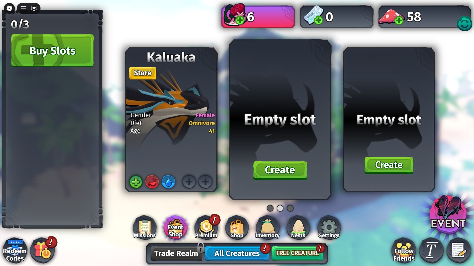Creatures of Sonaria how to redeem codes