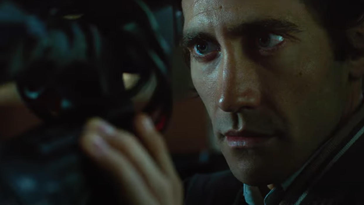 Creeping crew member in Nightcrawler