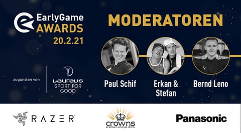 DE Early Game Awards Moderatoren