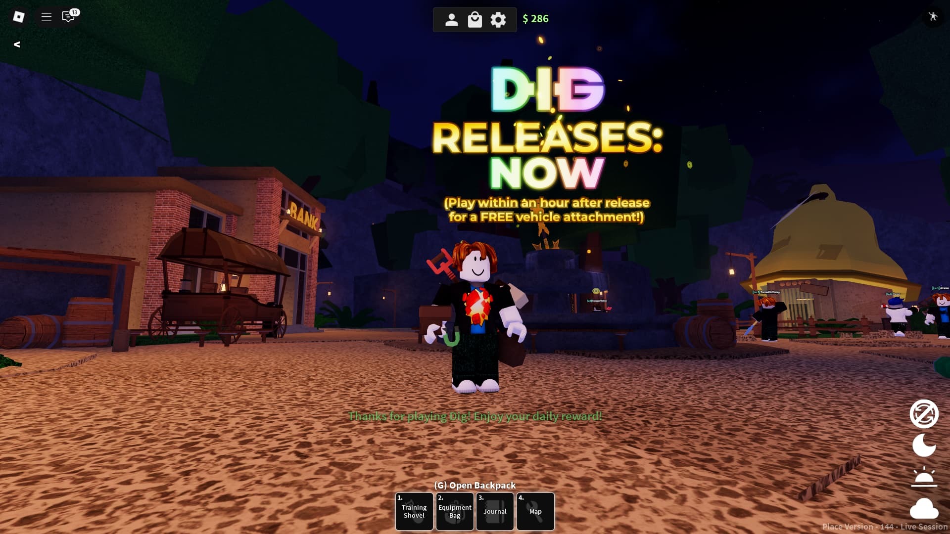 DIG get More codes