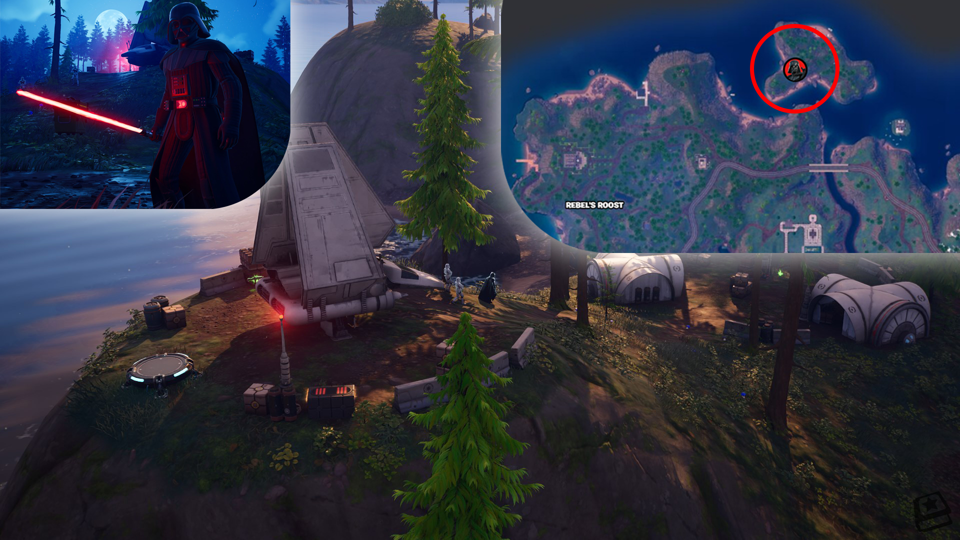 Darth Vader Fortnite Location