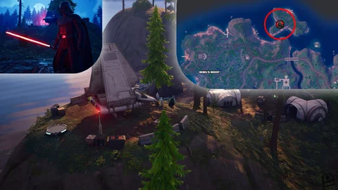 Darth Vader Fortnite Location