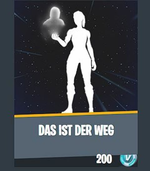 Das ist der Weg emote