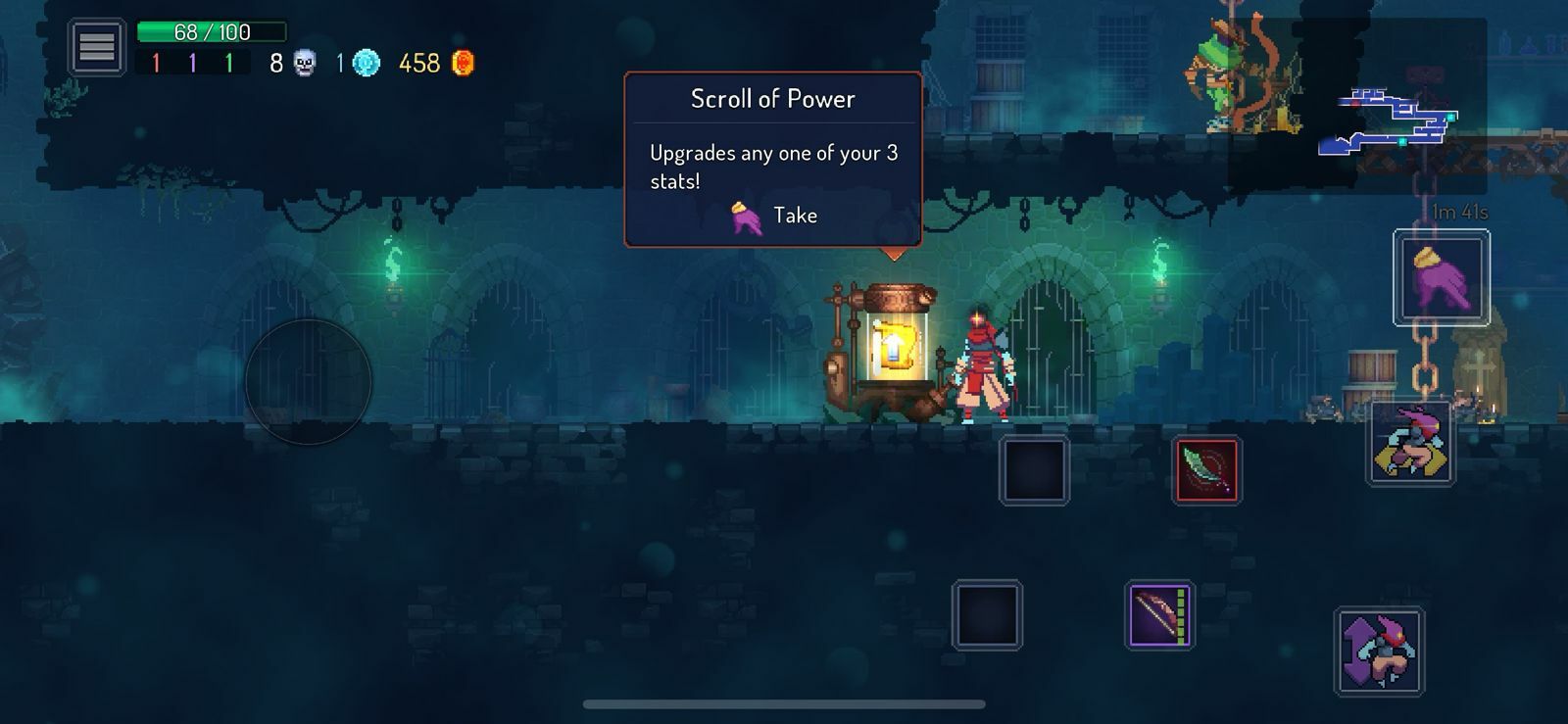 Dead Cells mobile power ups