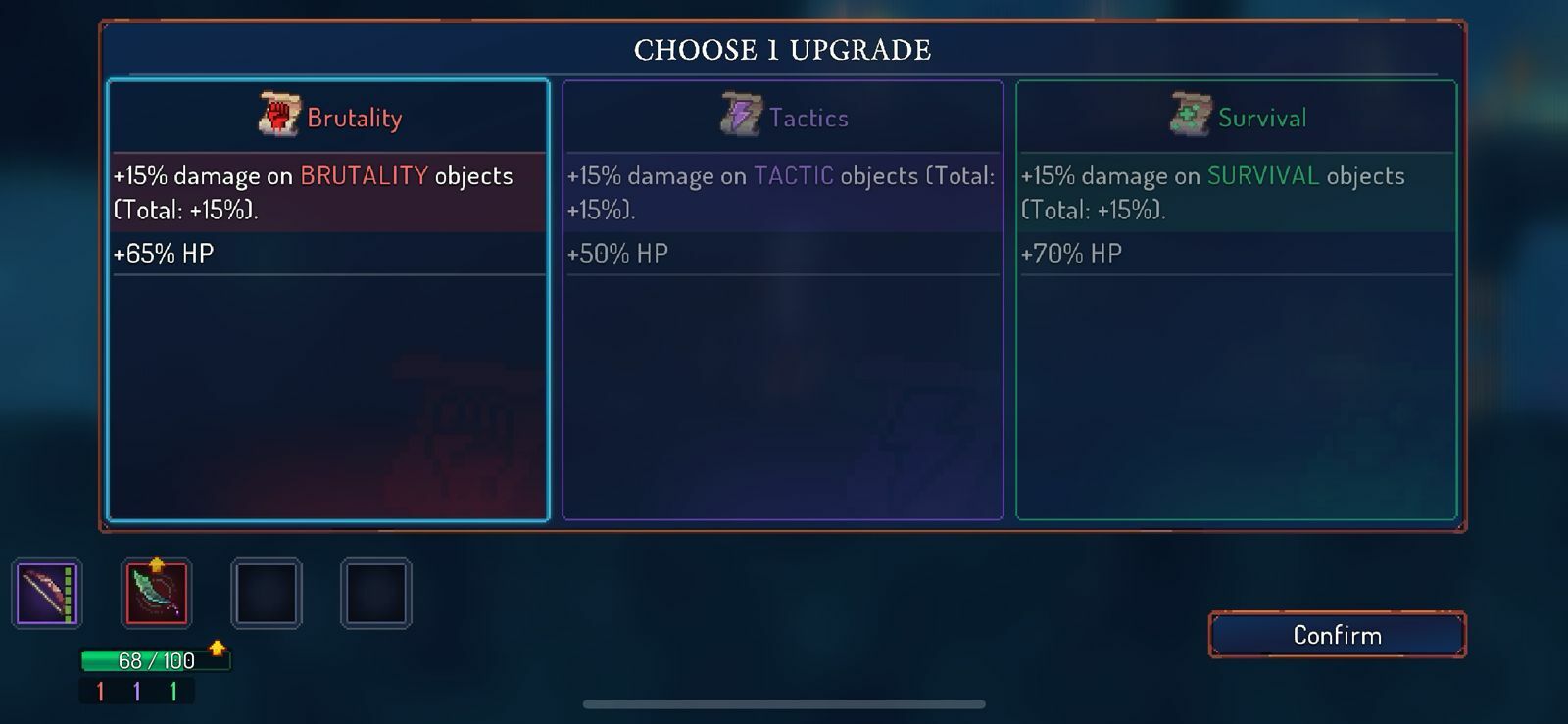 Dead Cells mobile upgrades