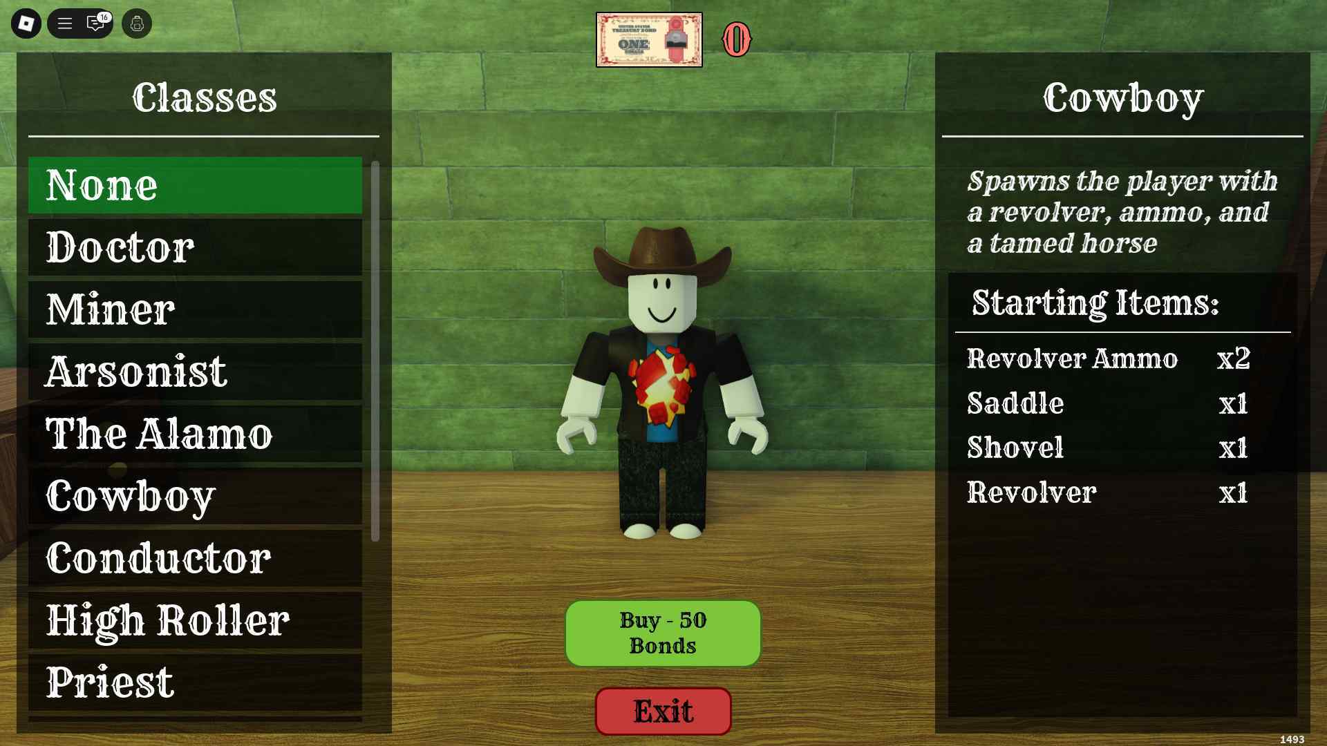 Dead Rails Cowboy Class