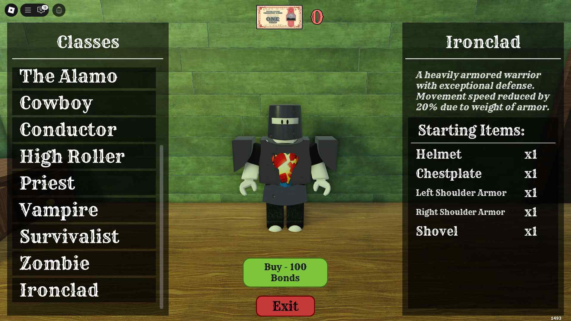 Dead Rails Ironclad Class