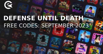 Defense Until Death simulator codes september 2023