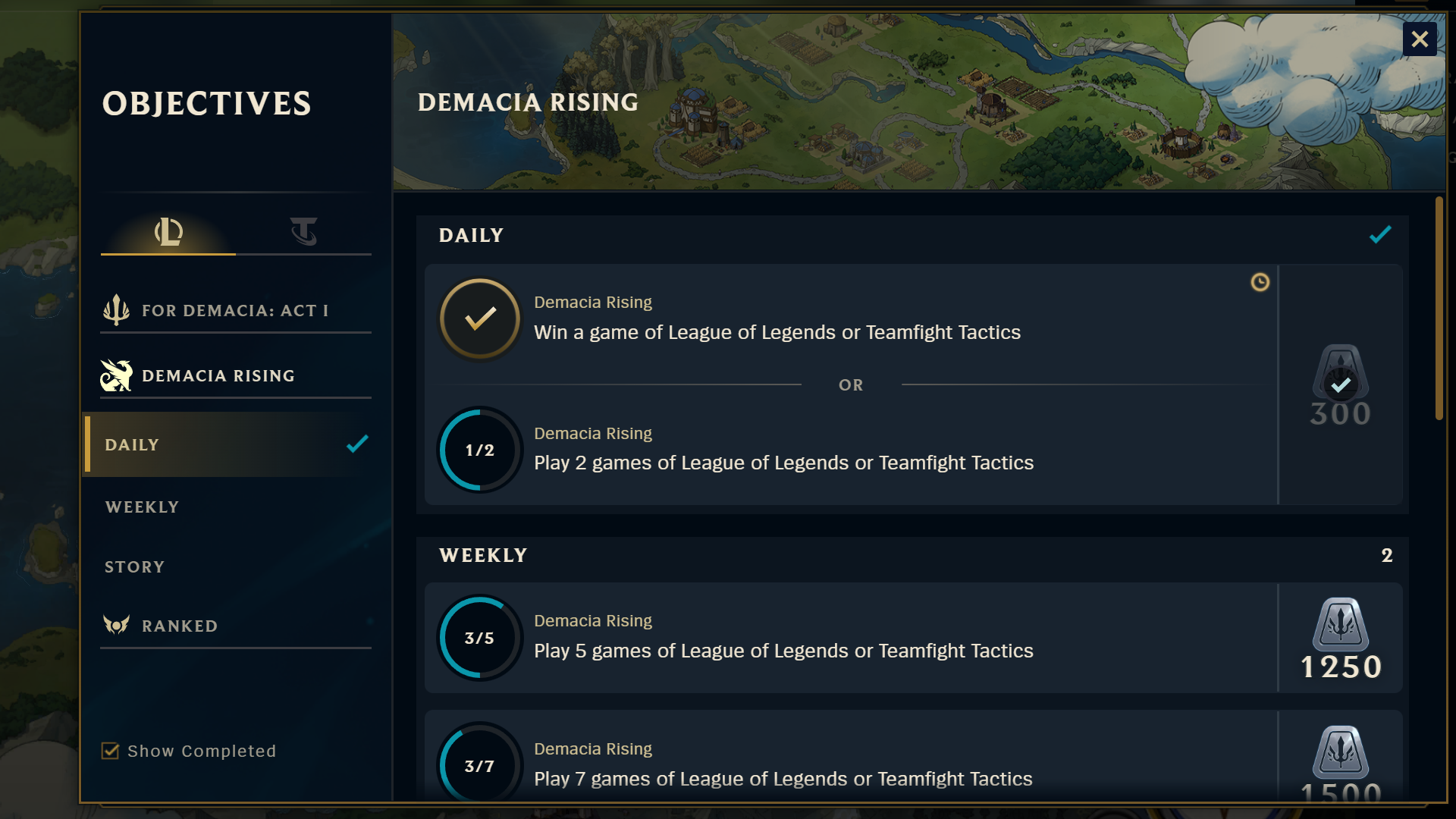 Demacia Rising Missions