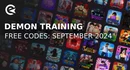 Demon Training Simulator codes september