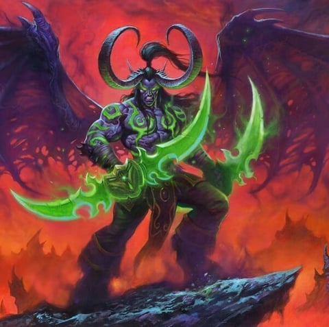 Demonic Illidan hearthstone top 2 decks demon hunter