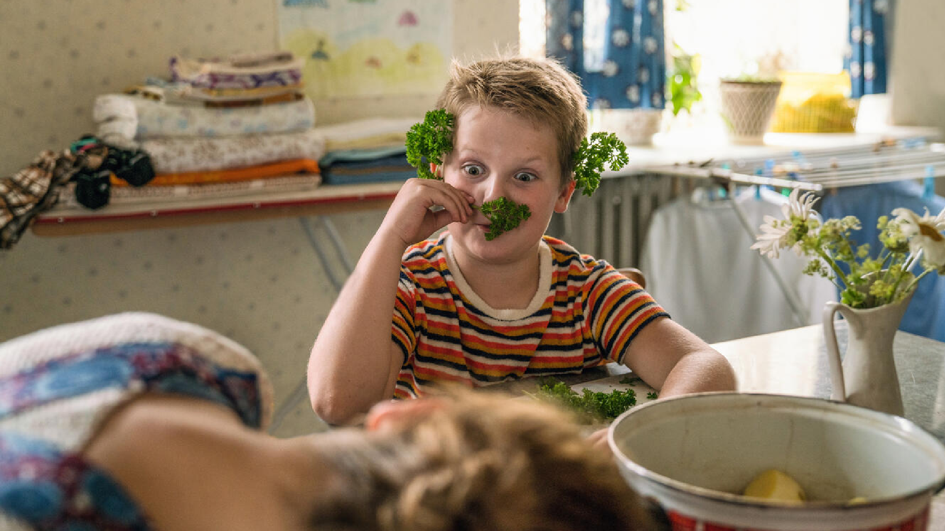 Der Junge Muss an die frische luft