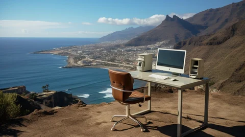 Desk on Canarias