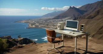 Desk on Canarias