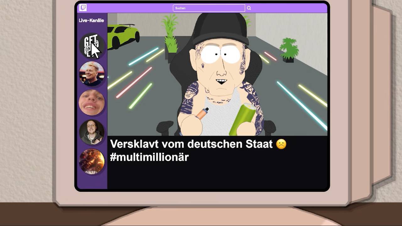 Deutsche Streamer bei South Park