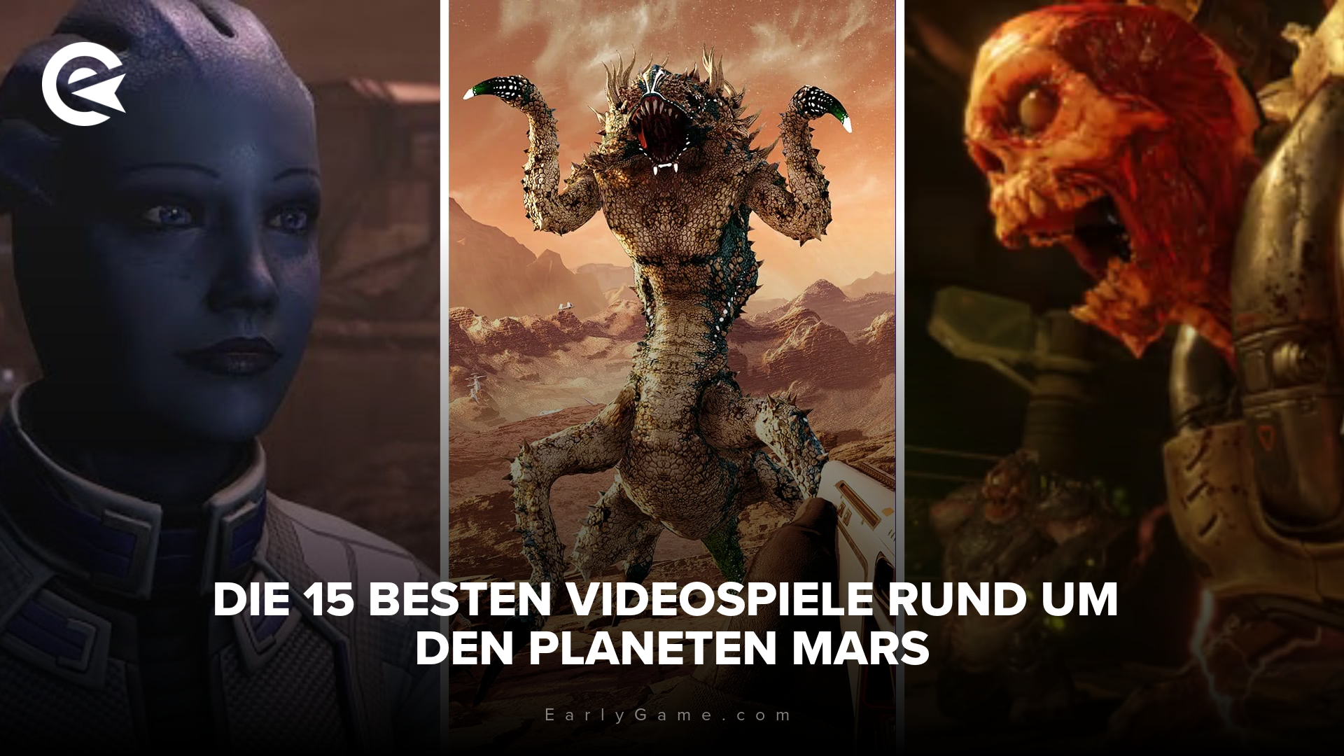 Die 15 besten Videospiele rund um den Planeten Mars