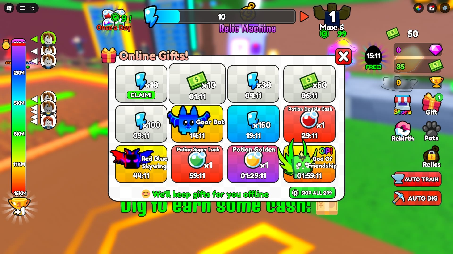 Dig Legends more codes