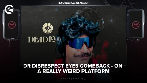 Dr Disrespect Comenback Weird Platform