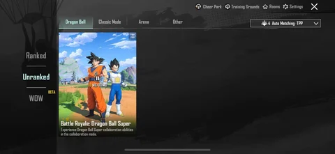 PUBG Mobile's Dragon Ball Super event adds all-new character sets