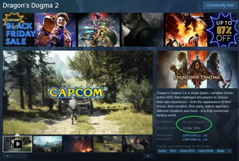 Dragon's Dogma II was recently rated on PEGI as 18+ and the website is  showing a release date for March 22nd, 2024. : r/DragonsDogma