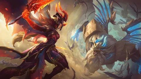 Dragonslayer Kayle and Dragon Guardian Galio