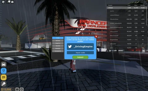 Roblox' Driving Empire Redeem Codes for January 2023: The Last Codes that  Still Work