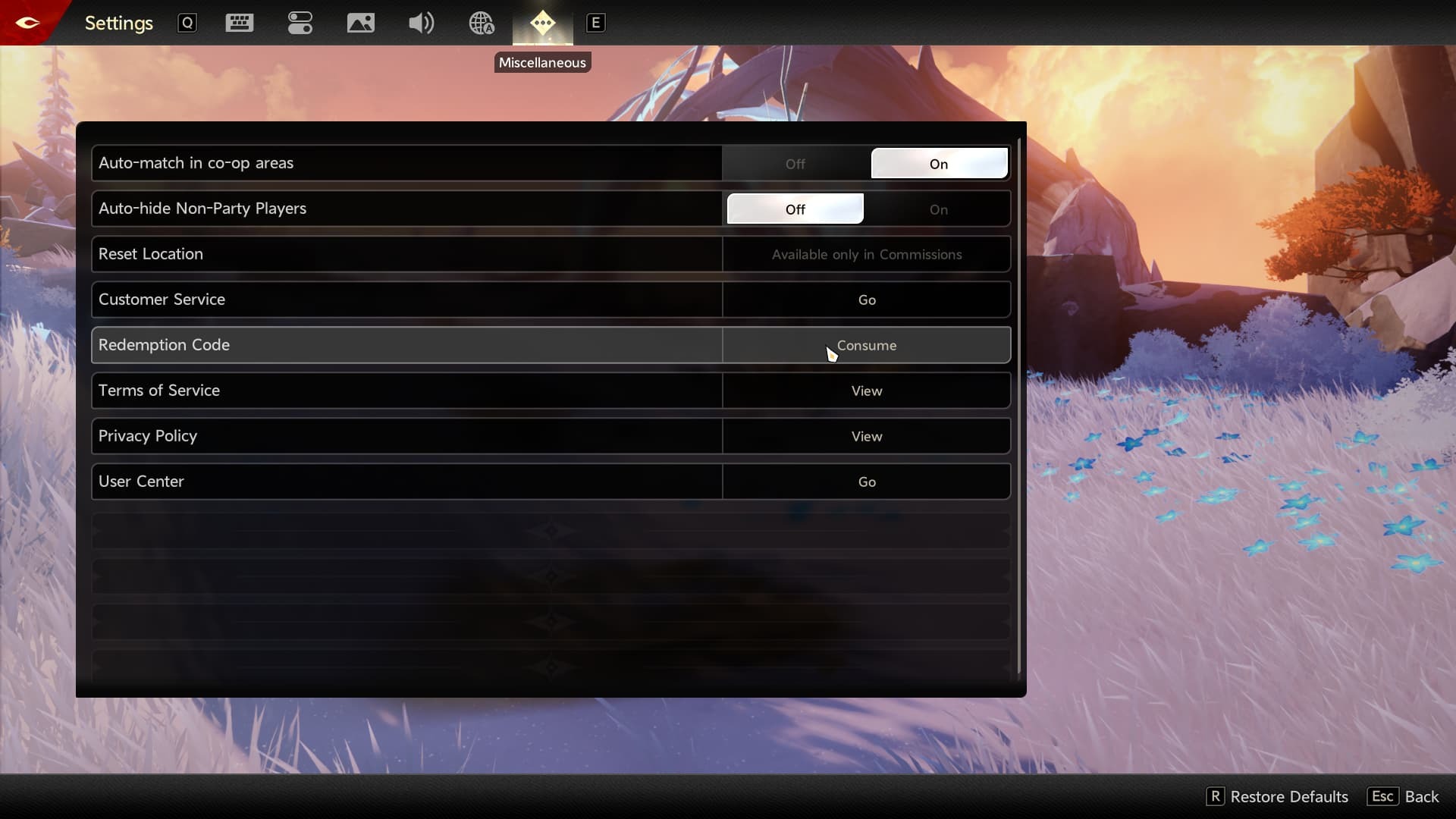 Duet Night Abyss how to redeem codes 2