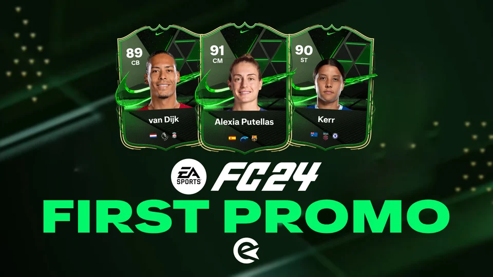 The FIRST TWO EA FC 24 NIKE PROMO CARDS HAVE BEEN CONFIRMED BY EA