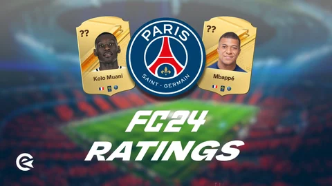EA FC 24 Ratings PSG Ratings Mbappe Paris FIFA 24