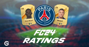EA FC 24 Ratings PSG Ratings Mbappe Paris FIFA 24