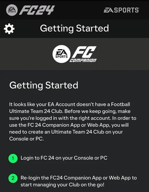 How to LOG IN with EA ACCOUNT to FIFA FUT 22 COMPANION APP? 