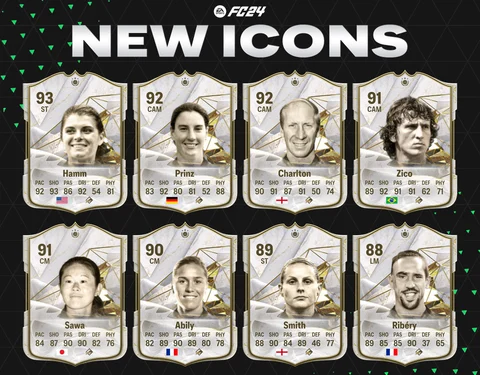 EA FC 24 best skillers 5 star skills Icons