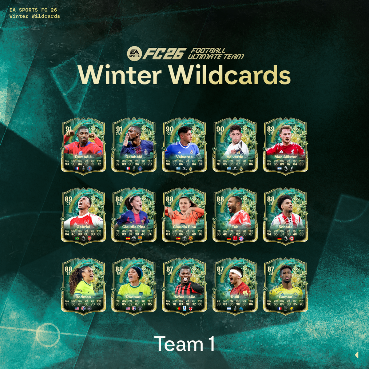 EA FC 26 Winter Wildcards Team 1