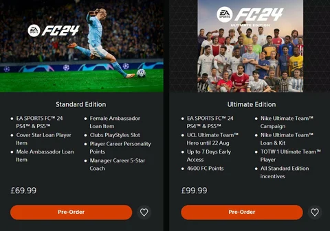 EA FC 24: Pre-Order Bonuses & Prices Of The New FIFA 24