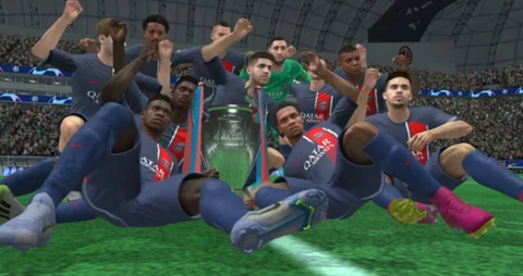 EAFC Mobile Trophy Celebration