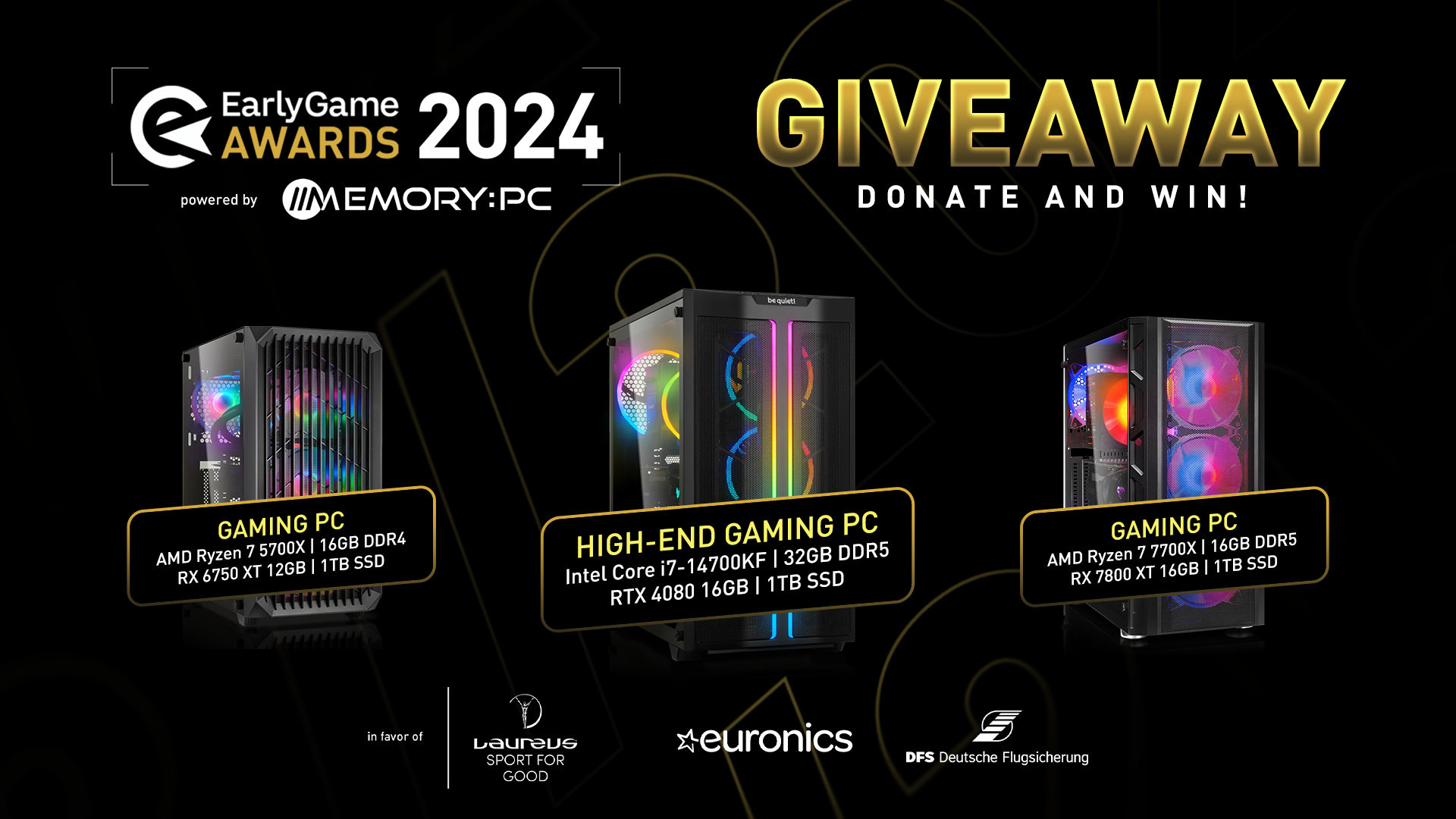 Win Awesome Prizes By Donating To A Good Cause At The EarlyGame   EG Awards 2024 PC Giveaway EN 