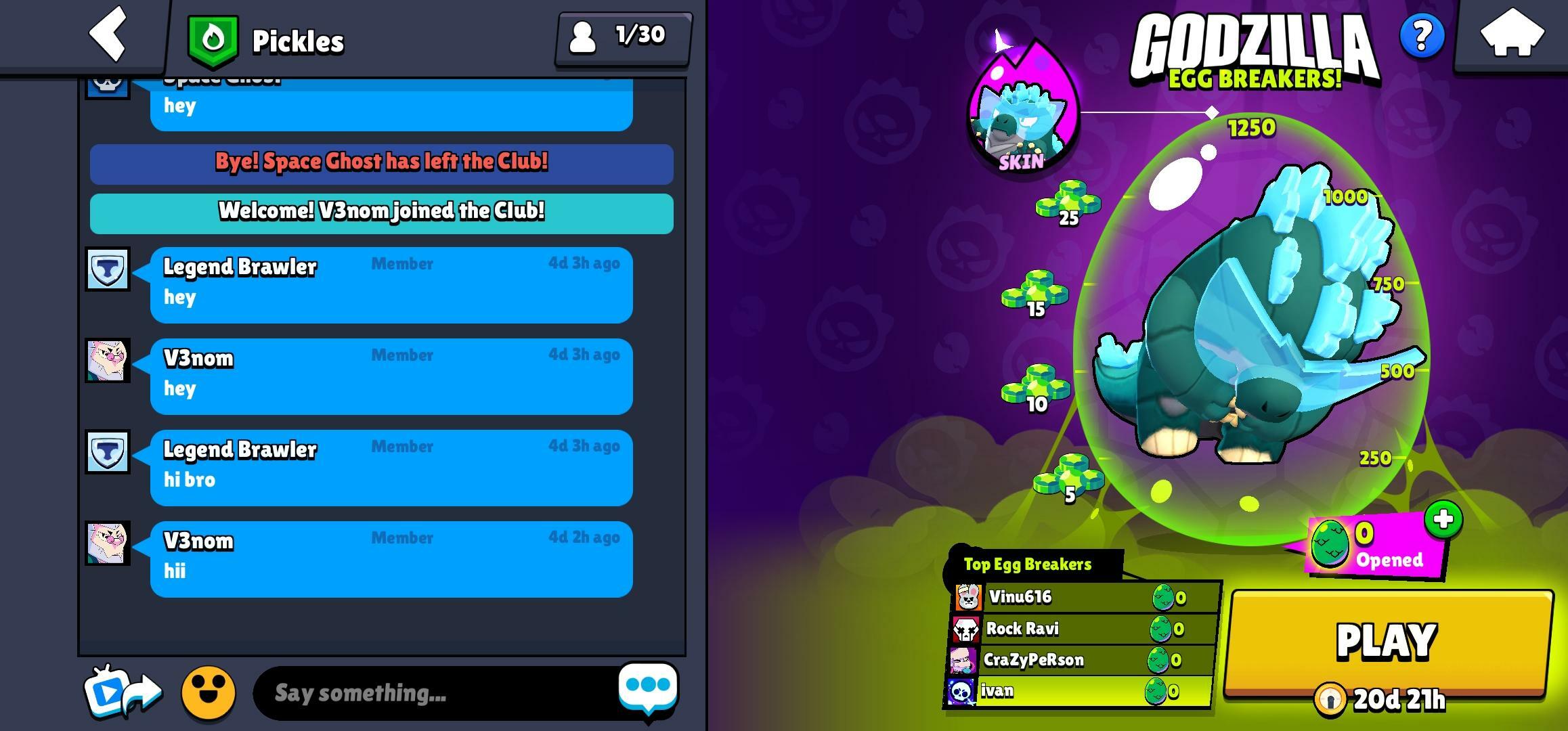 Egg Breakers Event Progress Brawl Stars