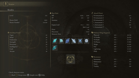 Elden Ring Menu