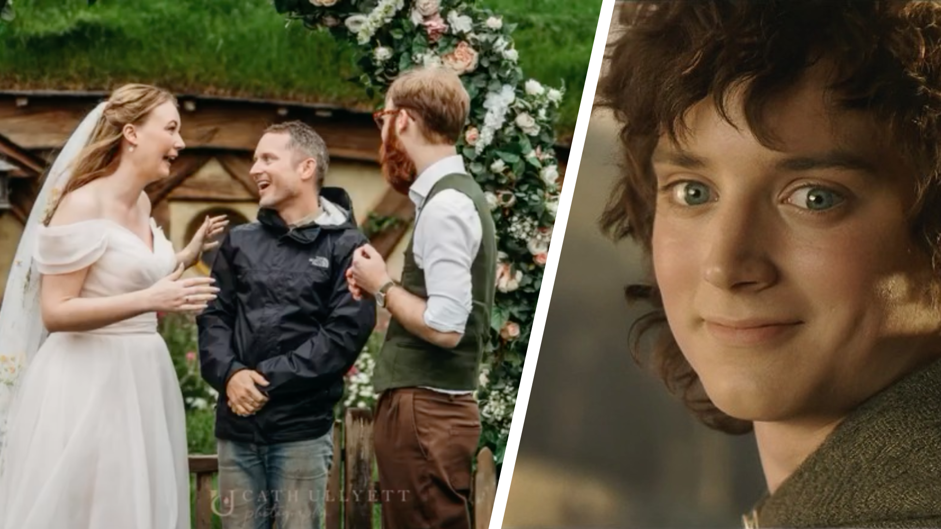 Elijah Wood Wedding Lord of the Rings Set