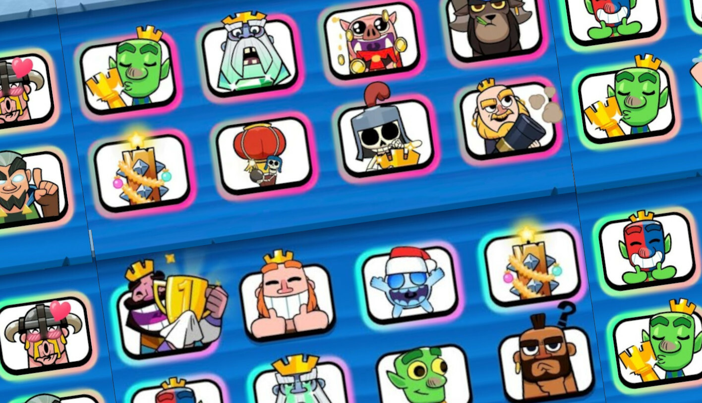 All King emotes in Clash Royale 