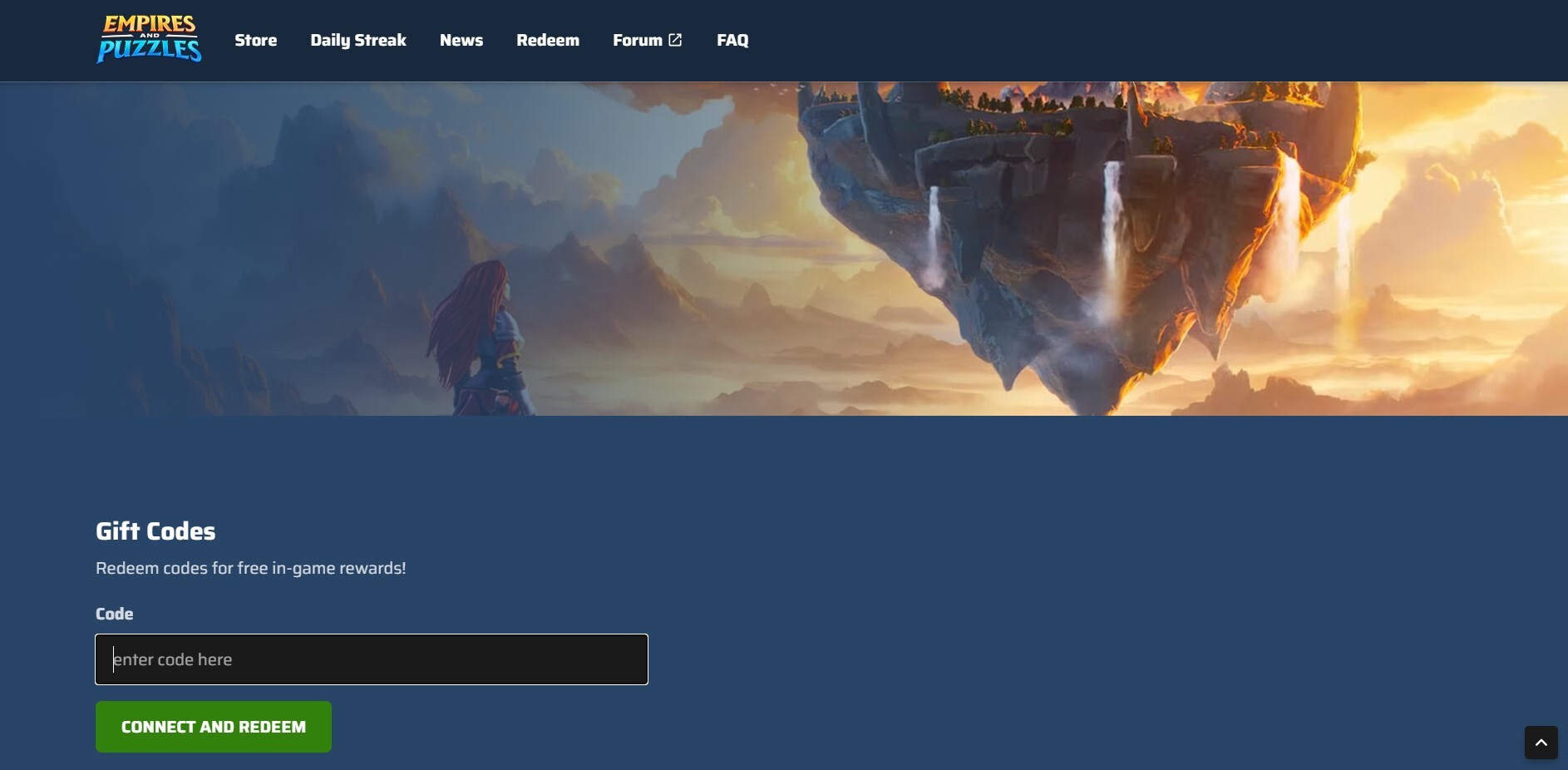 Empire Puzzles Code Redemption