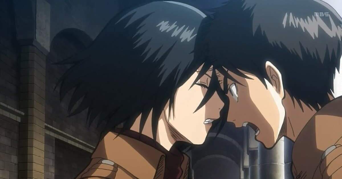 Eren Yeager and Mikasa Ackerman