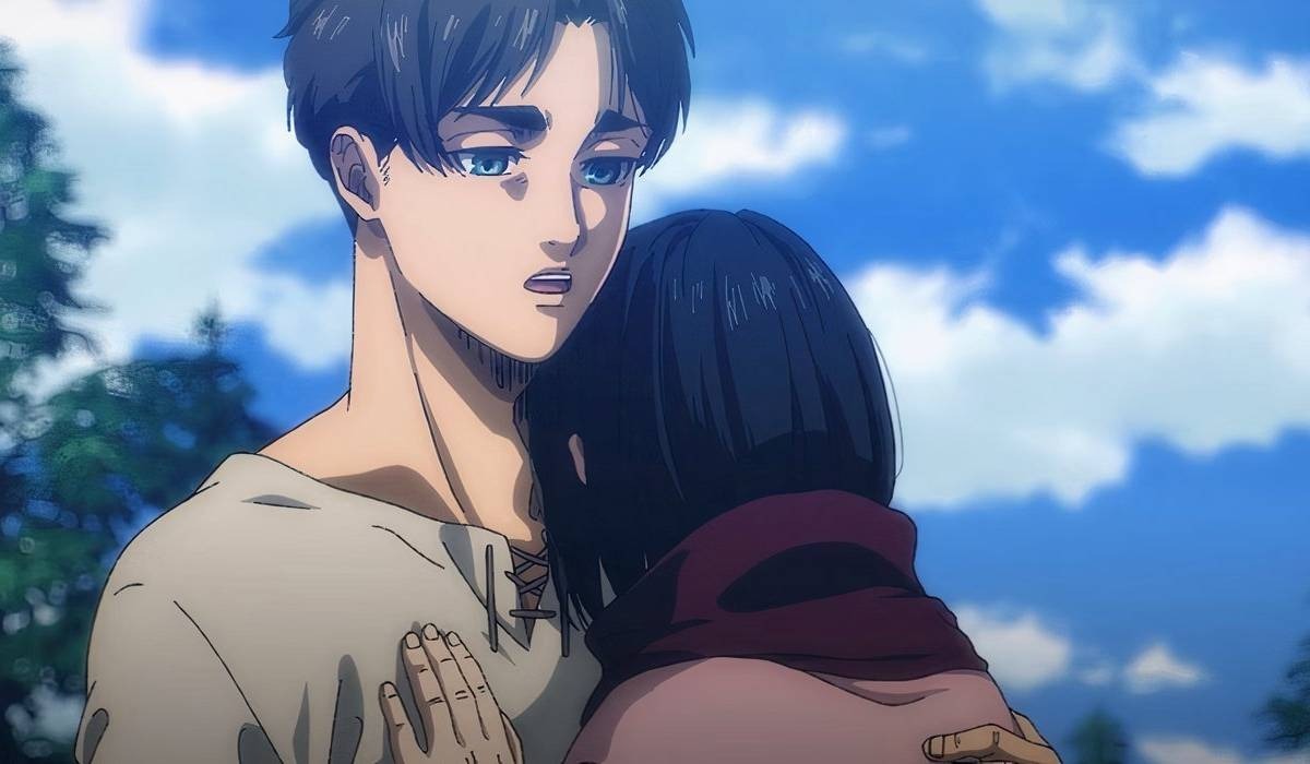 Eren and Mikasa from Attack on Titan