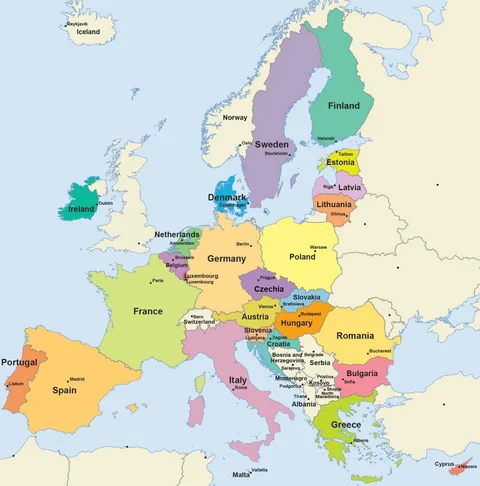 European Union Map