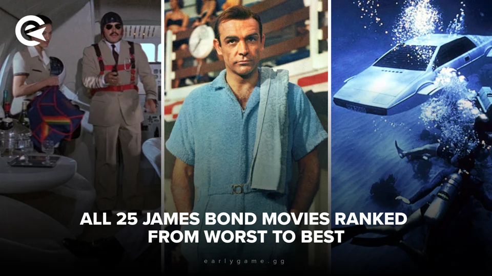 All James Bond films ranked from worst to greatest